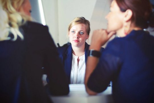 Woman in conference